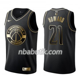NBA Mænd Trøje Washington Wizards Dwight Howard 21 Nike Sort Golden Edition Swingman